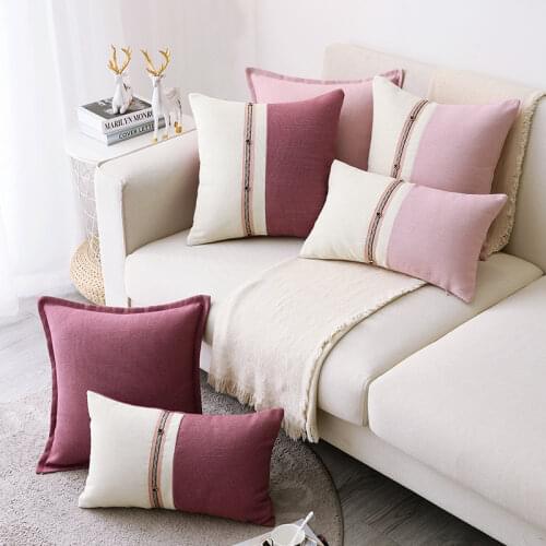 3pcs/set Luxurious Back Cushion Home Decor Sofa Cushion 30x50cm/45x45cm Yellow Beige Pink Blue Bohe Style Throw Pillows