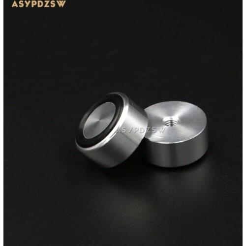 4 PCS HIFI Solid aluminium Silver 20*10 Computer / stereo / DAC / Amplifier machine feet