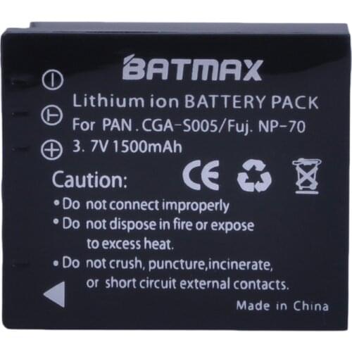 1 Pc CGA-S005 S005 BCC12 CGA-S005E DMW-BCC12 Rechargeable Battery for Panasonic Lumix DMC-FX180 DMC-LX1 DMC-LX2 LX3 FS1 FS2 FX01