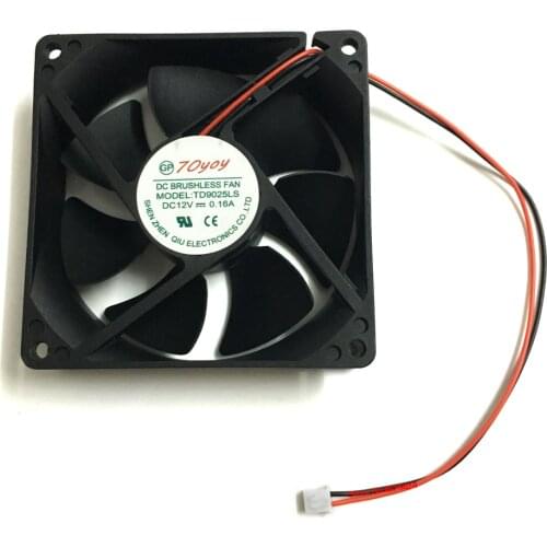 Free Shipping New original 2pcs/lot TD9025LS 12V 0.16A 90x90x25mm Hydraulic bearing quiet cooling fan