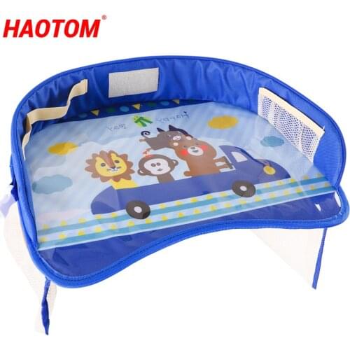 Car Baby Seat Table Portable Multifunctional Cartoon Baby Child Kid Car Safety Seat Chair Tray Toy Food Drink Cellphone Holder