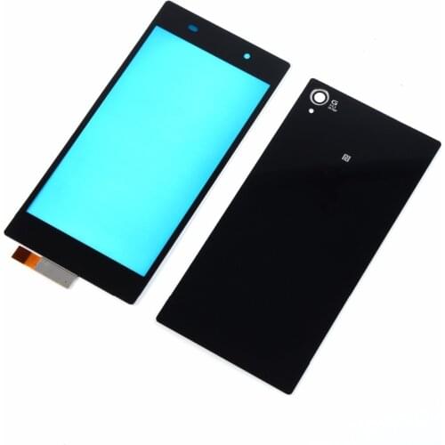 For Sony Xperia Z1 L39H C6902 C6903 C6943 Touch screen Digitizer Panel Glass + Housing Glass Battery Back Cover