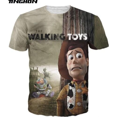 The Walking Toys Graphic 3D Print T Shirts Casual Short Sleeve O-neck T-shirt Women men Hip Hop Tops XS 5XL 6XL 7XL
