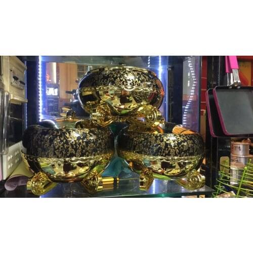 3Pcs/Set 4/5/6L Thmermal Insulation Plastic Container Lunch Box Food Warmer Big Capacity For Family Party Marble Design