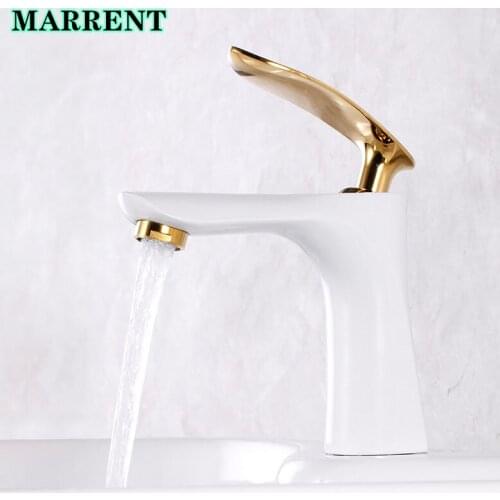 MARRENT White Bath Mixers