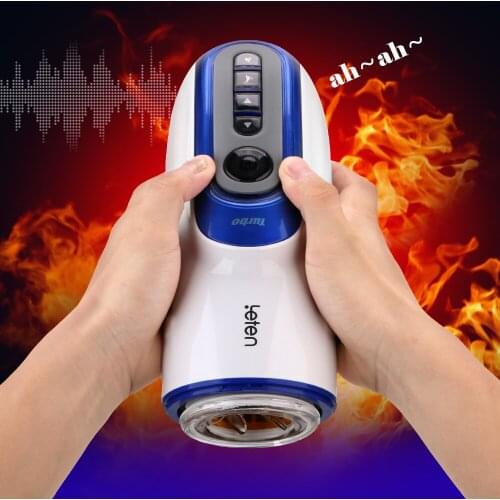 Blowjob Sucking Masturbation Cup Sex Toys for Men Sex Machine Intelligent Heating Voice Male Masturbator Automatic Telescopic