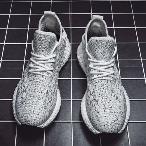 Fashionable mens casual shoes breathable mesh sports shoes outdoor lightweight hiking shoes driving shoes men Zapatillas Hombre