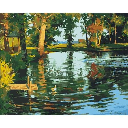 Vulpine Frame Diy Painting By Numbers Flowers Acrylic Paint By Number Kits Oil Paint By Numbers For Home Decors Gift