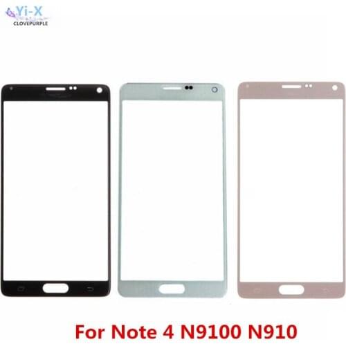 New Touch screen For Samsung Galaxy Note 4 N9100 N910 N910F Front Outer Glass Top Lens Touch Screen Panel