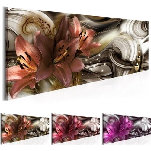 Full Square Round Drill Large 5D DIY Diamond Painting Cross Stitch"lily flowers"painting Diamond Mosaic Embroidery decoration