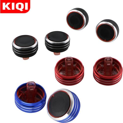 KIQI 2Pcs/Set Air Conditioning Control Knob AC Knobs for Hyundai Solaris KIA RIO K2 KXCROSS 2017 2018 2019 2020 2021 Parts