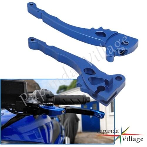 1 Pair Blue Aluminum Brake Clutch Lever Custom For Yamaha JOG 50 100 RS 50 100 Motorcycle Accessories Handle Control Lever
