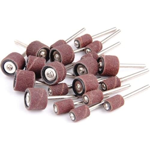 20pcs/set Grinding Wheel Dremel Accessories Grinding Polishing Disc For Drill Rotary Tool With Connecting Rod Abrasive Tools