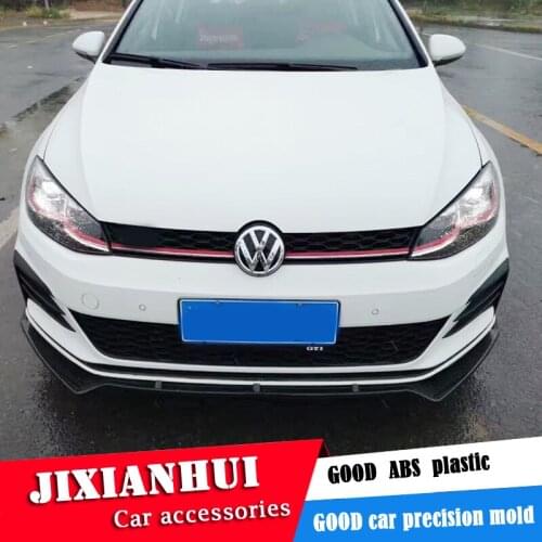 For Volkswagen GOLF GT I Body kit spoiler 2014-2018 For GOLF ABS Rear lip rear spoiler front Bumper Diffuser Bumpers Protector