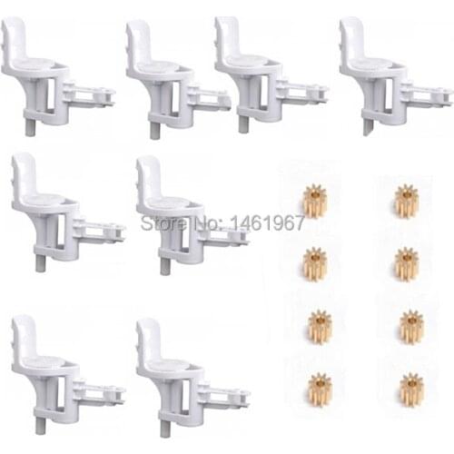 Syma X5C X5 X5A Part Motor 8pcs gear + 8pcs Motor Base LED Light Skid Guard