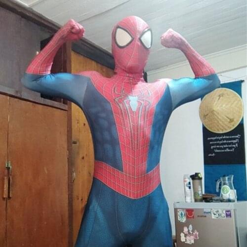 Adult Extraordinary Spider-Man 2 Cosplay Costume/Avengers Superhero Halloween Party Holiday Carnival Costume