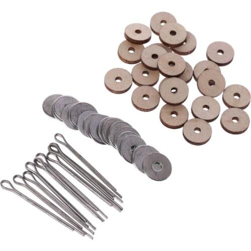 10 Sets Wood Joints Connectors For Handmade Craft Children Kids Toy DIY Scrapbooking Manual Handicraft Accessory