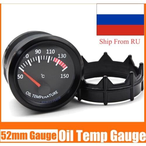/ 52mm Oil Temperature Gauge With Sensor Oil Pressure Gauge 0-7Bar Universal Digital LED Display For 12V Racing Gauge 50~150