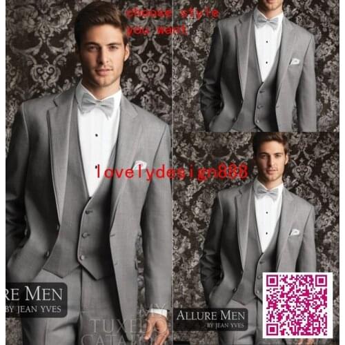 Free Shipping 4 Pieces Mens Fashion Bridegroon Business Dress wedding dress suit for men latest coat pant designs groom Dresses