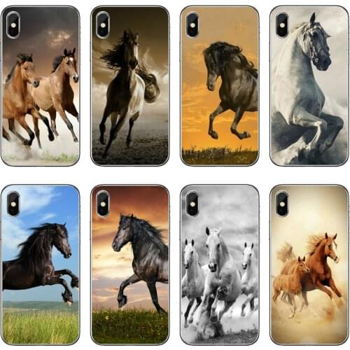 Galloping Horse Mobile Phone Case For Samsung Galaxy J7 J5 Prime pro J3 A7 A5 A3 2018 2017 2016 2015