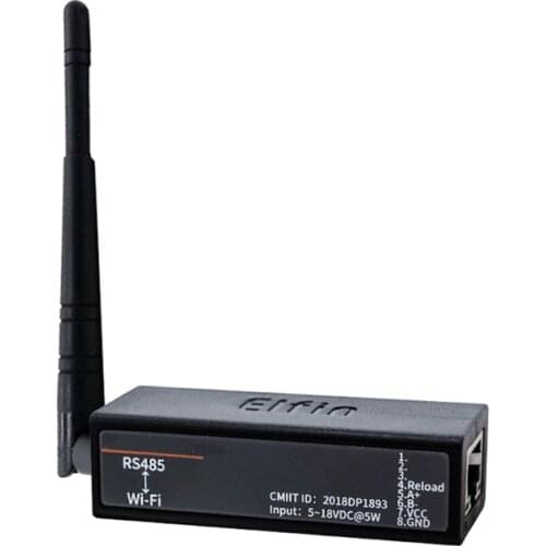 EW11-0 Wireless Networking Devices Modbus TCP IP RJ45 RS485 To WIFI Serial Server DTU
