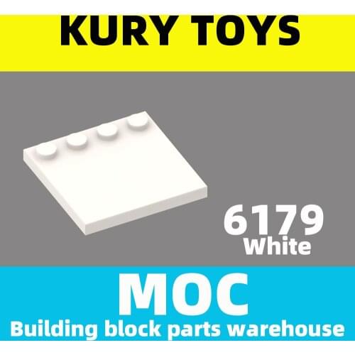Kury Toys DIY MOC For 6179 Building block parts For Tile, Modified 4 x 4 with Studs on Edge For Modified Plate