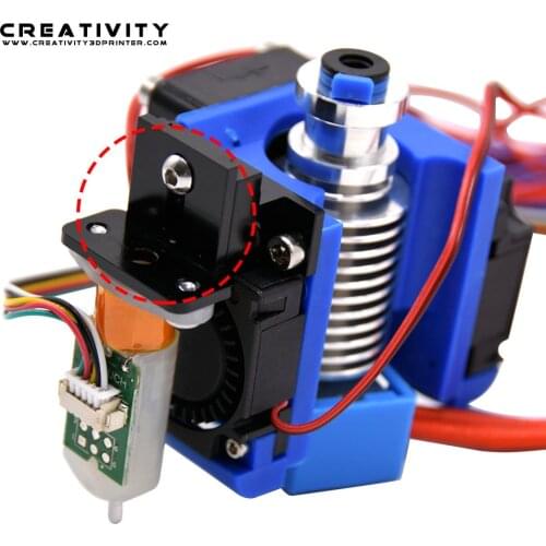 3D Touch Sensor Mounting Bracket Adjustable Aluminum Fixed Block Compatible with V6 Hotend V6 Volcano Hotend 3 fans Kit