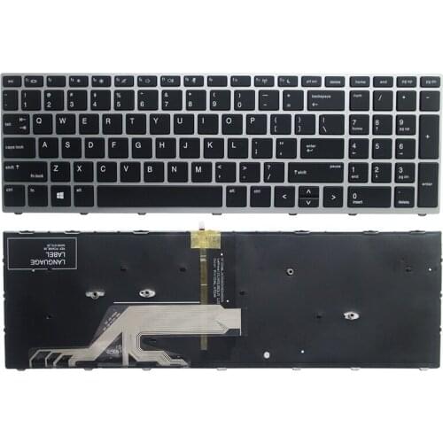 Backlit New US laptop Keyboard for HP Probook 450 G5 455 G5 470 G5 English Keyboard