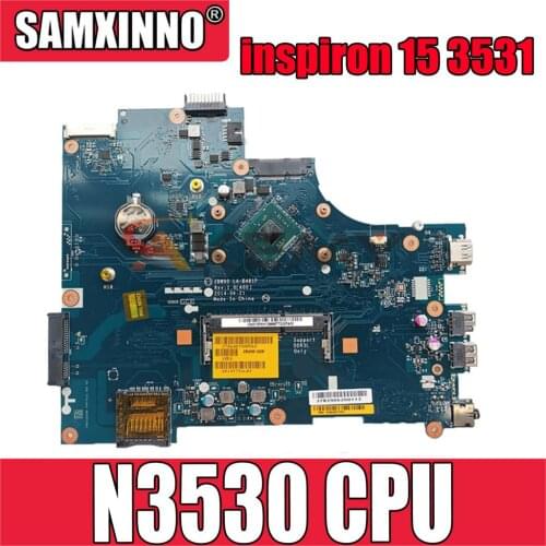 Original Laptop motherboard For Dell inspiron 15 3531 Mainboard 0Y3PXH CN-0Y3PXH ZBW00 LA-B481P CPU N3530 SR1W2