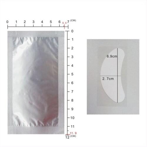 50 Pairs Korea Lint Free Patches Eyelash Under Eye hydrogel collagen gel Pads Eye Make Up Tools By Free Shipping