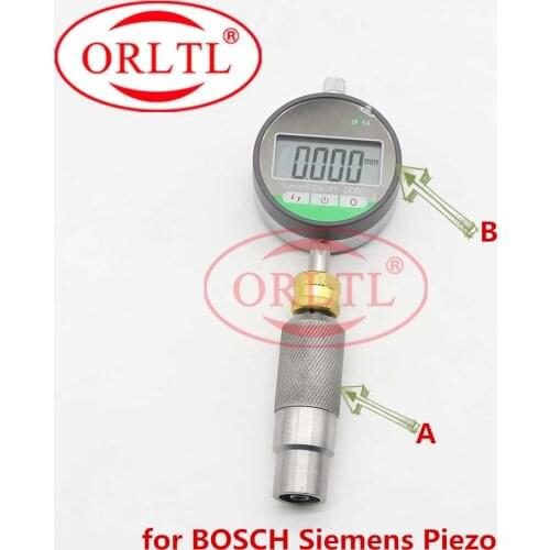 Lift Measurement Tool + Digital Indicator Shims Lift Measure Tool Common rail Inyector Gaskets measuring tools for Siemens Piezo