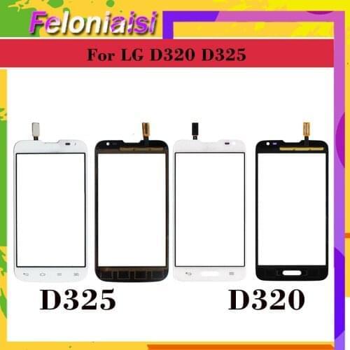 For LG Series III L70 Single SIM D320 Dual SIM D325 Touch Screen Touch Panel Sensor Digitizer Front Glass Touchscreen