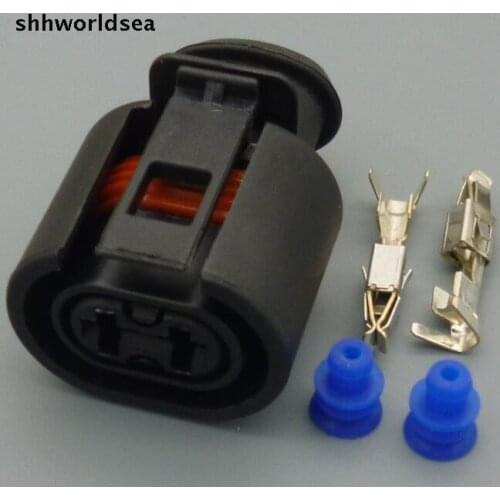 Shhworldsea 2 PIN 2Way 3.5MM for SKODA VAG car Waterproof Electrical connector plugs for VW AUDI WEBASTO THERMO TOP HEATER PLUG