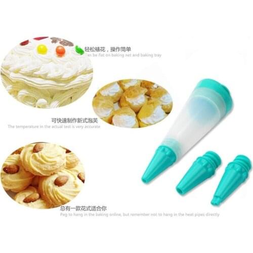 Silicone Dessert Decorators Cake Cupcake Decorative Pen Icing Piping Suit Decorating Tools