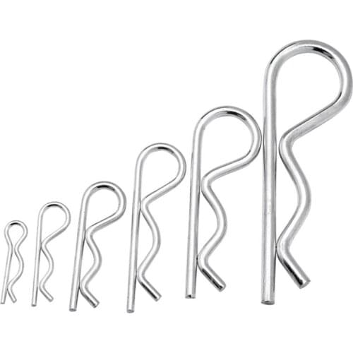 10/20pcs Retaining Split Beta Pins M1.6 M1.8 M2 M2.5 M3 R Clips for Securing Clevis Pins