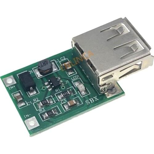 1pcs DC-DC USB Output charger step up Power Boost Module 0.9V ~ 5V to 5V 600MA USB Mobile Power Boost Board