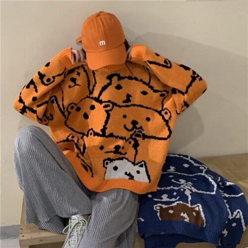 Women Sweater oversize Hip hop harajuku pullover kpop dropshipping long sleeve top aesthetic streetwear graphic Korean clothing