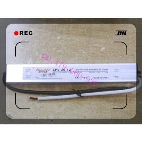 [ZOB] RONGLAN waterproof switching power supply 12V2.5A LPV-30-12 30W --5pcs/lot