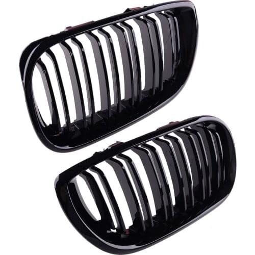 1 Pair Car Front Bumper Kidney Grille 51137042961 51137042962 Fit for BMW 3 Series E46 Sedan Touring Facelift 4-Door 2001-2005