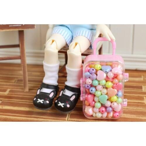 1PCS Blyth 1/6 Dolls 7.5cm Mini Traveling Case 4 Colors Plastic Suitcase for 1/8 1/12 BJD OB11 20CM Props Accessorie