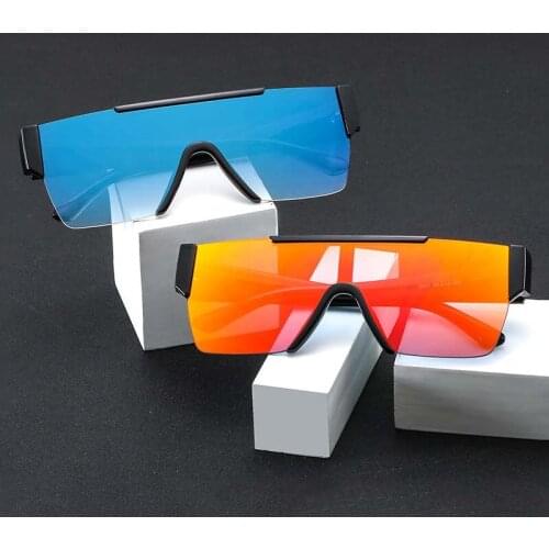 1PC Cycling Sunglasses Unisex Comfortable Large Mirror SunGlasses Outdoor Motocross Glasses Fashion Trend Riding Sunglasses