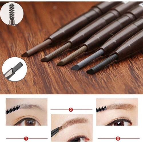 1 Pcs Waterproof Long-lasting Excellence Eyebrow Eyeliner Pencil Eye Makeup Beauty Tools Brown/Black
