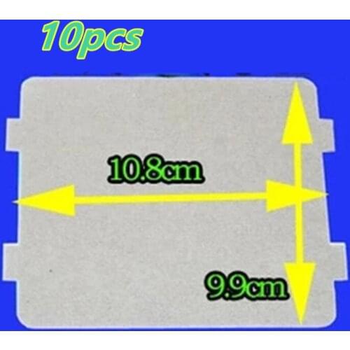 10pcs/lot 9.9*10.8cm Spare parts for microwave ovens mica microwave mica sheets for Midea magnetron cap midea microwave