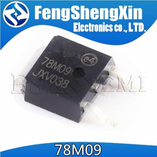 10pcs/lot L78M09 L78M09CDT 78M09 7809 TO-252 three terminal regulator