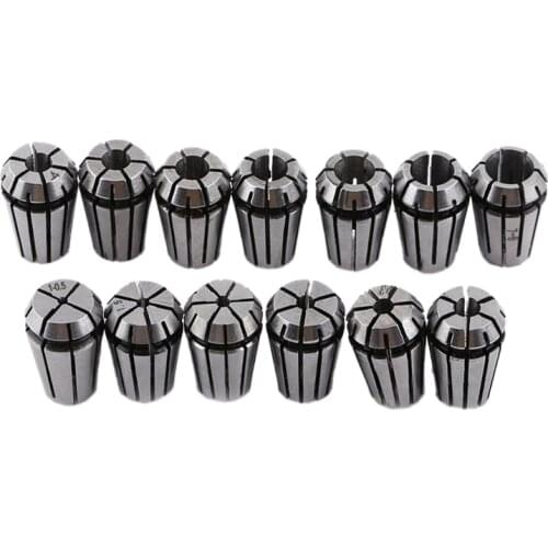 13Pcs Er11 Collet Chuck Cnc Spindle Er-11 Collet Lathe Tool Holder From 7Mm for Cnc Milling Lather