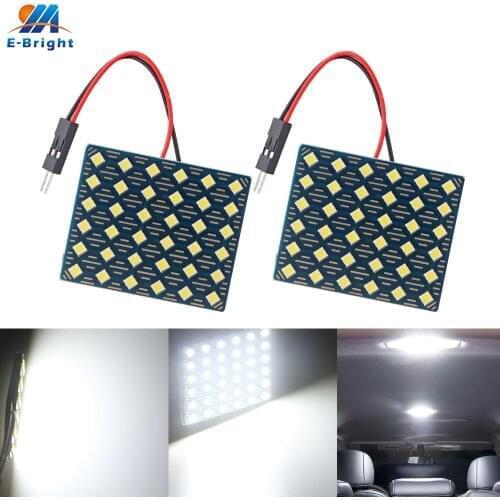 50pcs AC DC 12V 24V 3030 36SMD T10 Festoon W5W LED Bulbs Truck Car Door License Plate Reading Dome Light Nonpolarity White 6500K