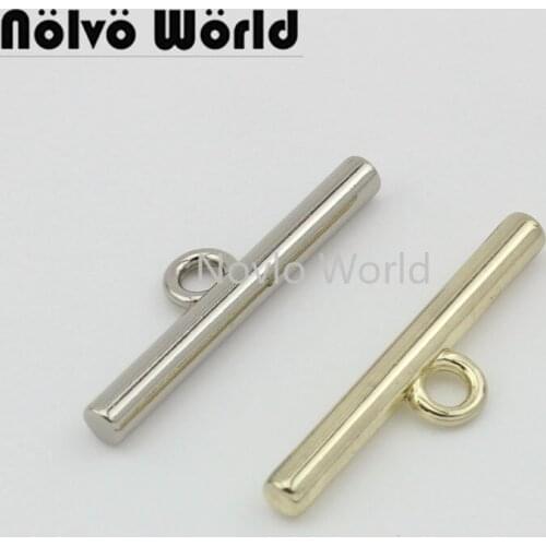 6 pieces, 4 colors 34*10mm, metal OT buckle jewelry connecting rod OT buckle chain connect buckle diy hardware accessories