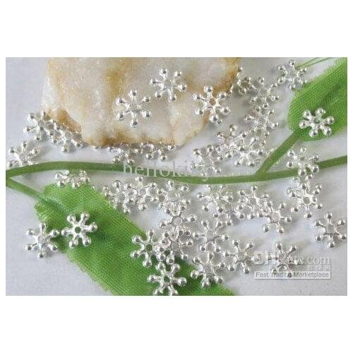 750pcs Silver Color plated metal daisy spacer bead 7mm FC283SP