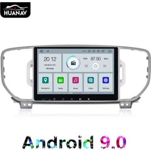 Android 9.0 Car dvd player for KIA sportage 2016-2019 KX5 gps navigation Car radio player stereo Auto headunit tape recorder NAV