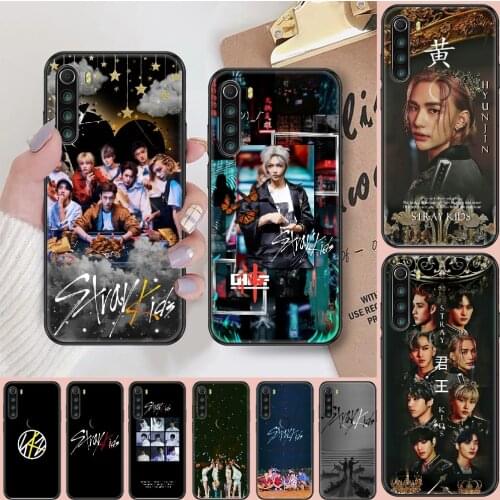 Stray Kids Kpop Singer Phone case For Xiaomi Redmi Note 7 7A 8 8T 9 9A 9S 10 K30 Pro Ultra black trend bumper art funda luxury